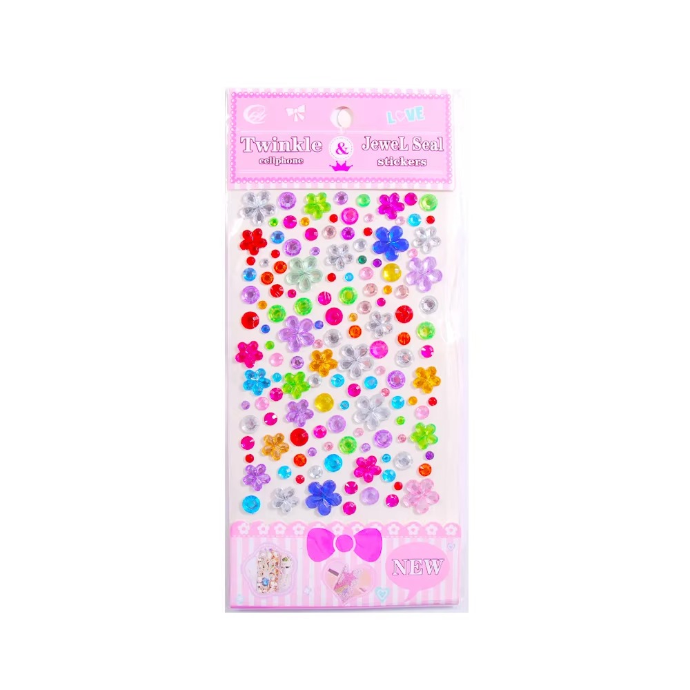 Self-adhesive DIY sticker - These bling crystals on the back self-adhesive, easy to stick on your projects and projects, no need for glue, these abundant crystals sticker 