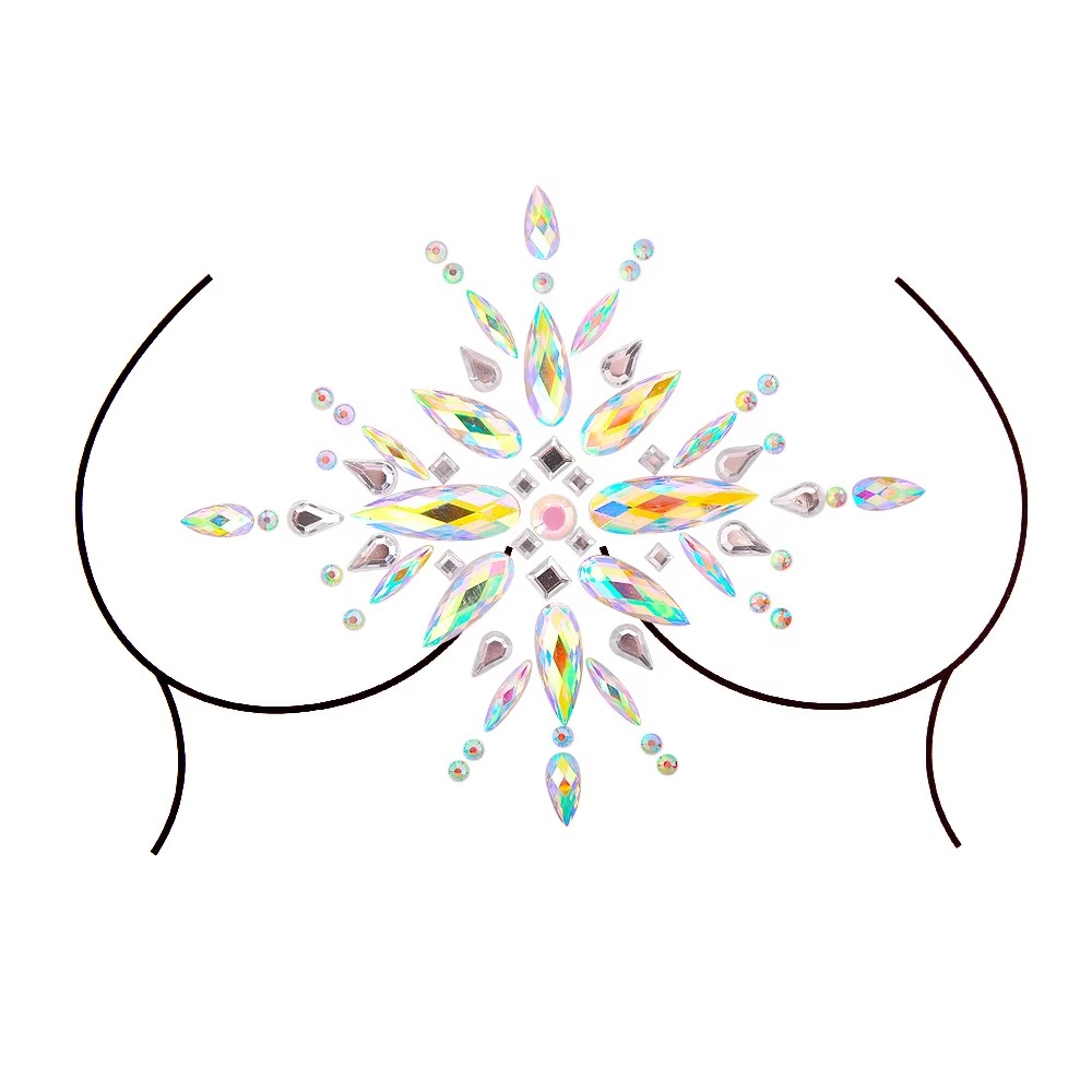 Personalized Strong Glue Wholesale Crystal Rhinestone Temporary Tattoos Stickers Sheets