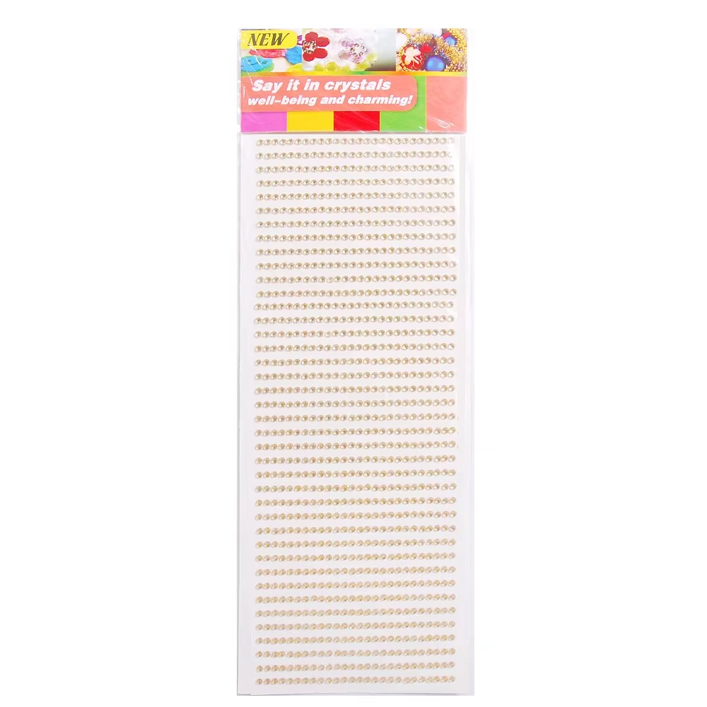 Fashion Custom Glitter Acrylic Rhinestone Gem Sticker for Decorating Face