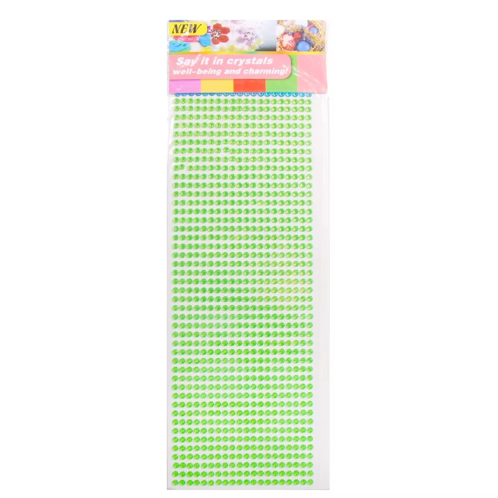 New Style Custom Packaging Rhinestone Glitter Gem Stickers For Decorating Face