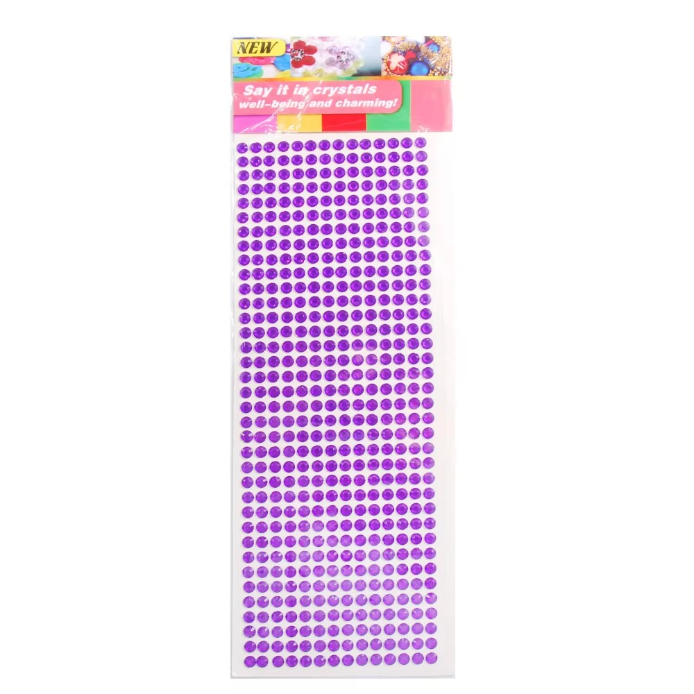 Multipurpose Strong Adhesive Safety Color Multi-Style Bling Bling Wholesale Rhinestone Diamond Sticker