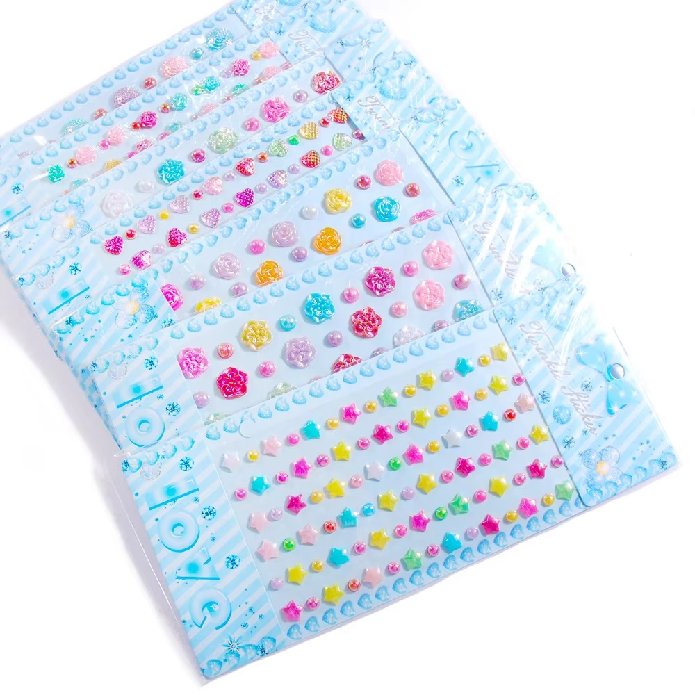 High Quality Adhesive Sticker Rhinestone Alphabet Sticker Rhinestone Wholesale